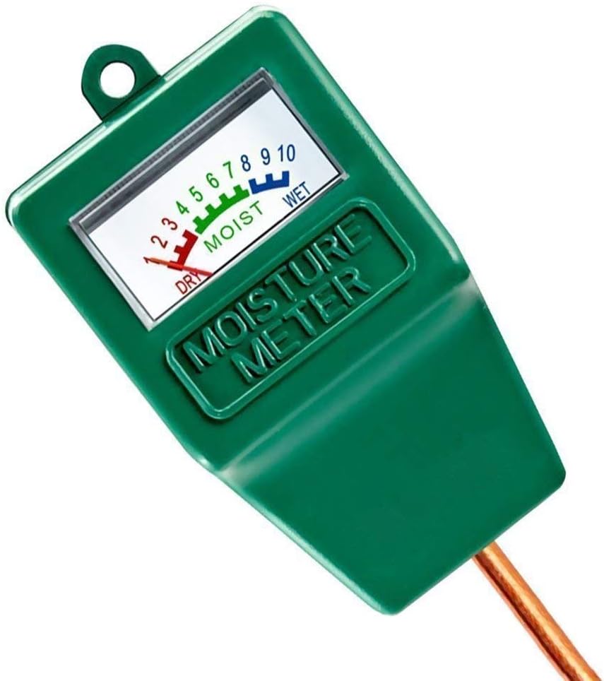 Soil Moisture Meter, No Battery Plant Water Monitor for Pots & Gardens